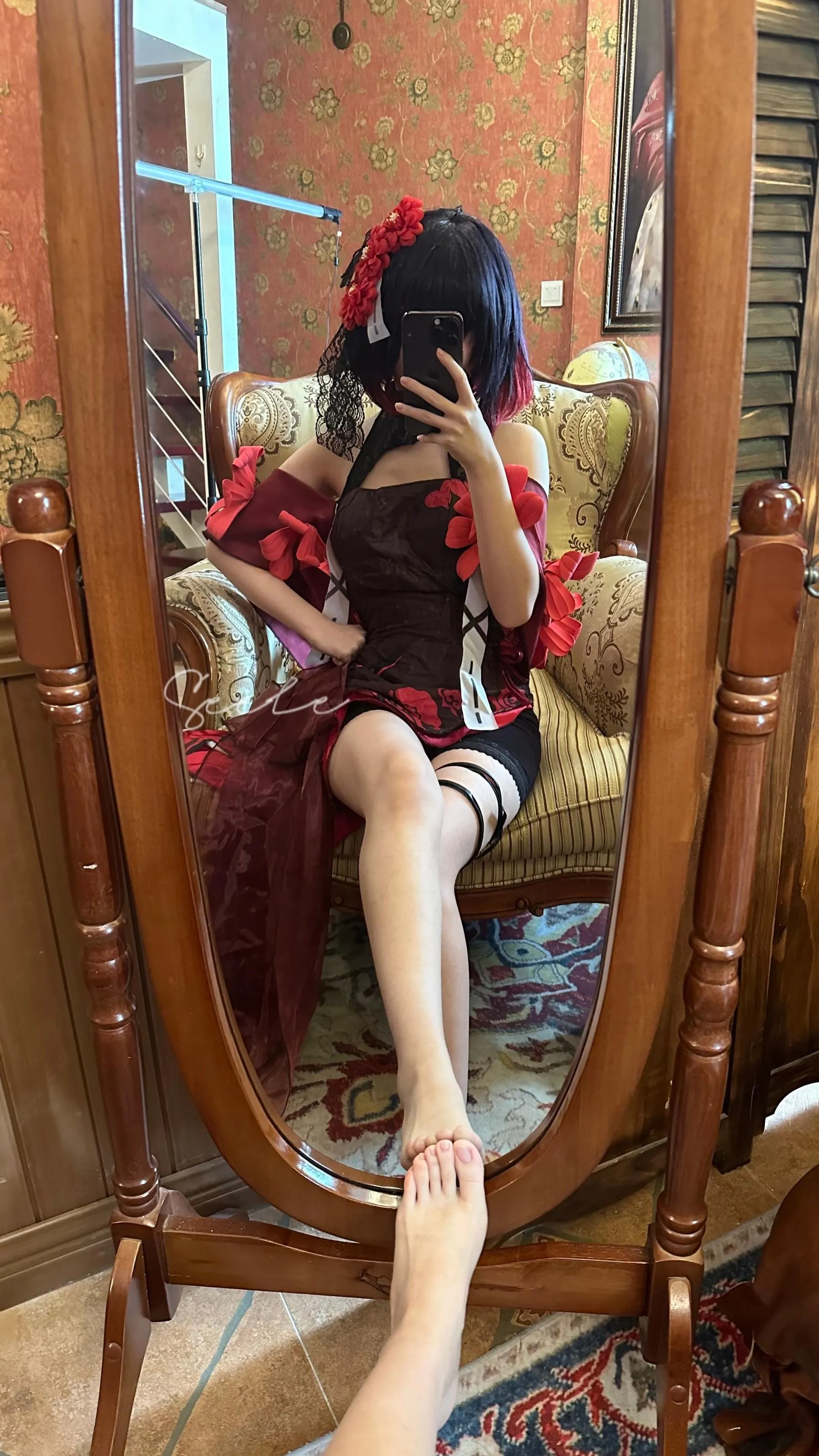 Seele麦麦 – NO.01 黑希旗袍物语 [61P]插图7